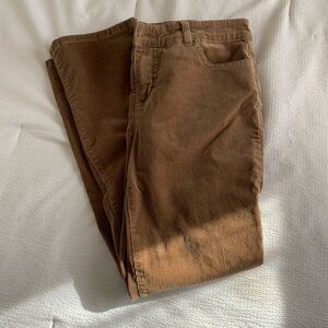 Chaps Women's Brown Corduroy Pants